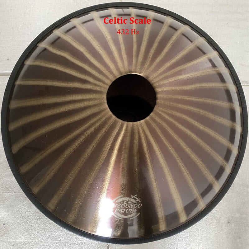 Customized Sun God D Minor Amara/Celtic Scale 22 Inch 9 Notes High-end Stainless Steel Handpan Drum, Available in 432 Hz and 440 Hz