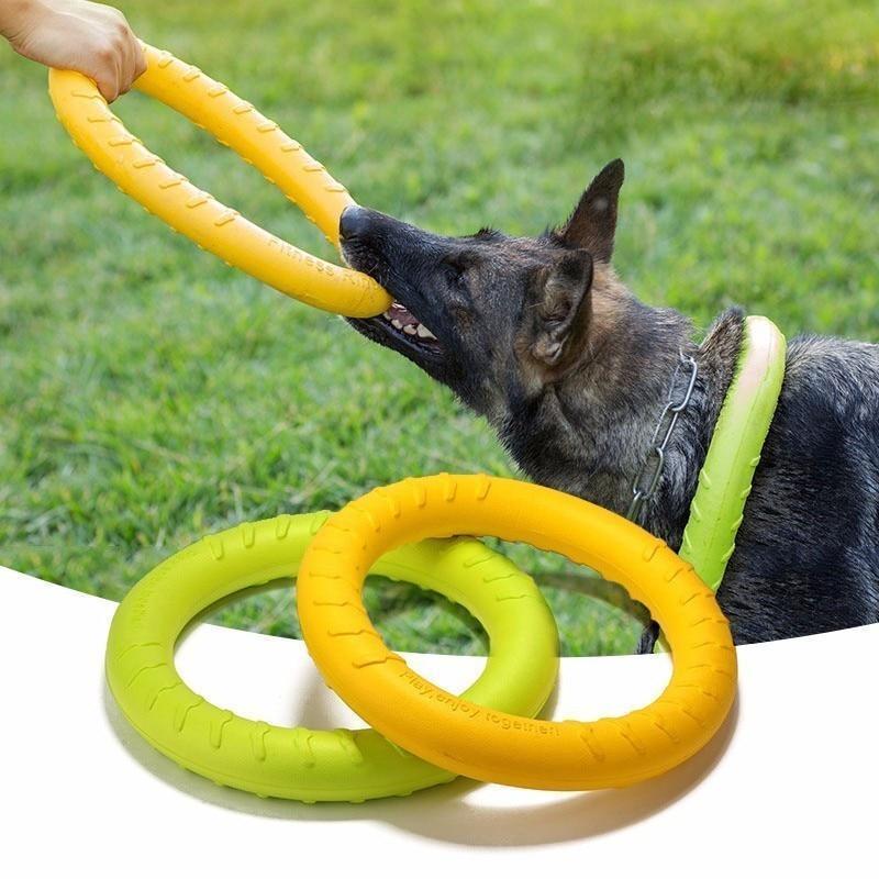 Lighteme Dog EVA Flying Discs Pet Training Ring Interactive Training Dog Toy (3 colors & 2 sizes)