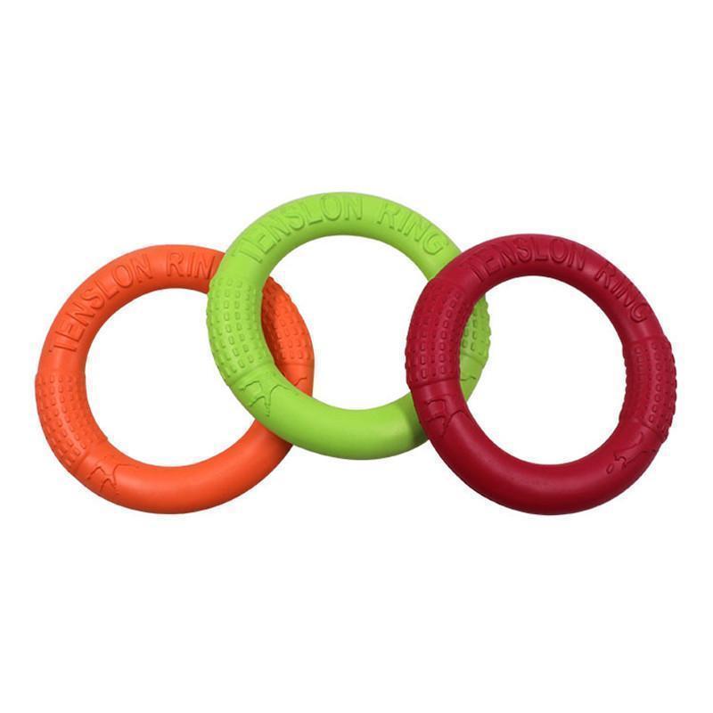 Lighteme Dog EVA Flying Discs Pet Training Ring Interactive Training Dog Toy (3 colors & 2 sizes)
