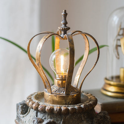 Lampe de nuit rétro en fer Lighteme