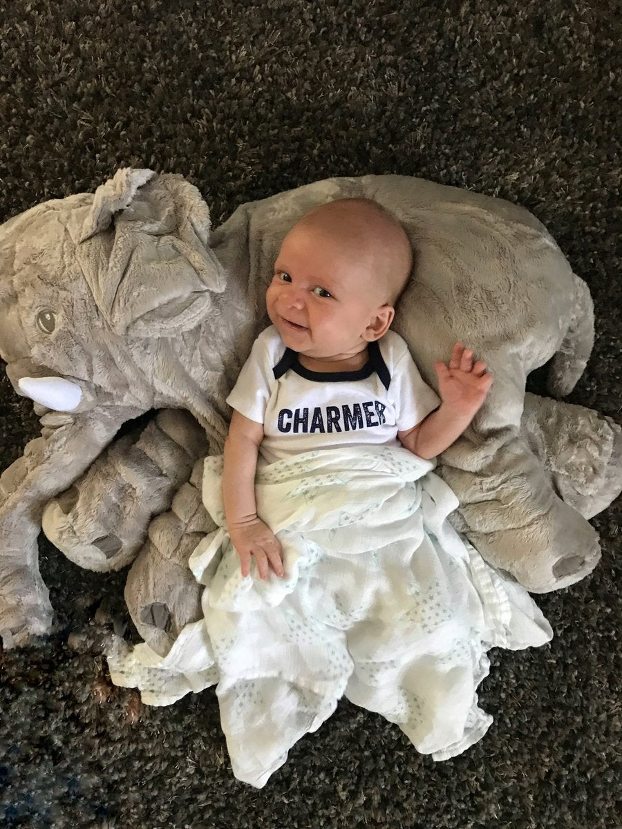 Oreiller de sommeil éléphant exclusif Lighteme pour bébés et enfants (5 couleurs)