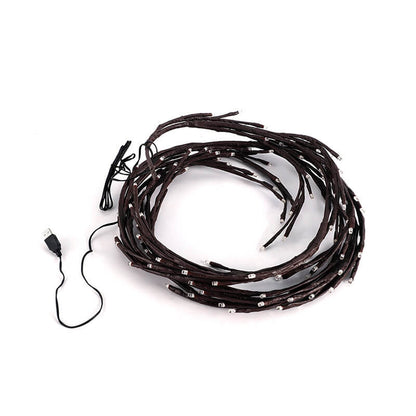 Guirlande lumineuse en rotin Lighteme Branch