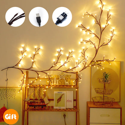 Guirlande lumineuse en rotin Lighteme Branch