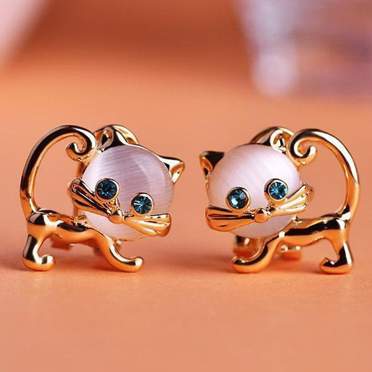 Lighteme Double Cat Earrings (2 colors)