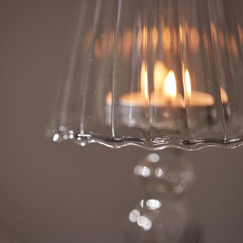 Bougeoir en verre vintage Lighteme