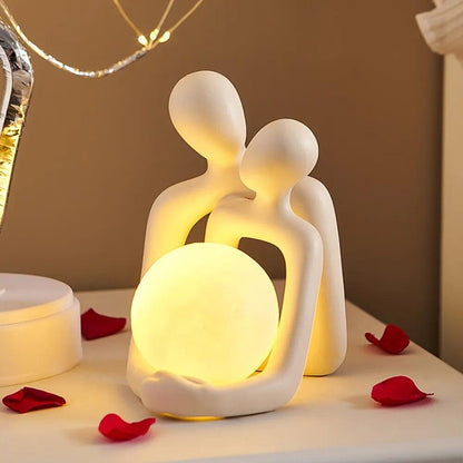 Sculpture de couple de style nordique Lighteme