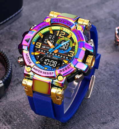 Montre tactique étanche fonctionnelle colorée TWS