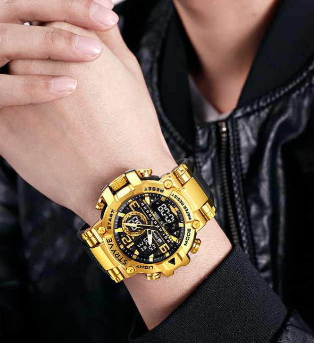 Montre tactique étanche fonctionnelle colorée TWS