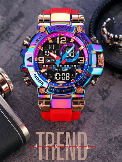 Montre tactique étanche fonctionnelle colorée TWS