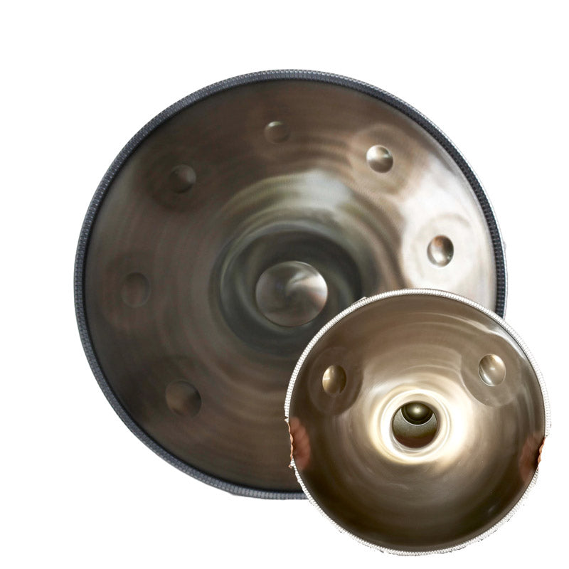 Mountain Rain Customized D3 Master Version / Standard Version High-end Stainless Steel Handpan Drum, Available in 432 Hz and 440 Hz, 22 Inch 9/10/11/12/13 Notes Professional Performances