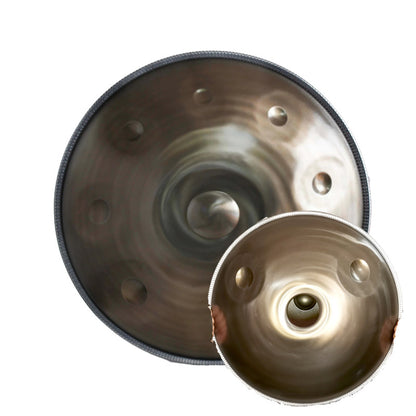 Lighteme Custom D3 Master Version / Standard Version High-end Handpan Drum de acero inoxidable, disponible en 432 Hz y 440 Hz, 22 pulgadas 9/10/11/12/13 Notas Actuaciones profesionales