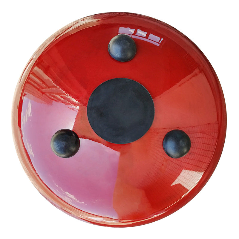 AS TEMAN Steel Tongue Drum | Starry Sky Series Tanktrommel für Yoga & Meditation mit Geschenkset | 10 Zoll 11 Töne Rot