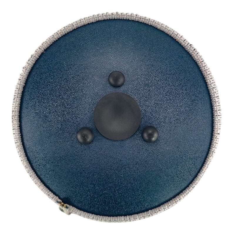 AS TEMAN Steel Tongue Drum | 14 Zoll 15 Töne Tanktrommel für Yoga & Meditation mit Geschenkset | Personalisierte Beschriftung