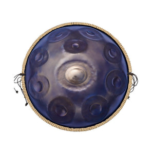 Open image in slideshow, MiSoundofNature DC Handpan Drum The Galaxy 20 Inches 10 Notes D Minor Kurd Scale Hangdrum
