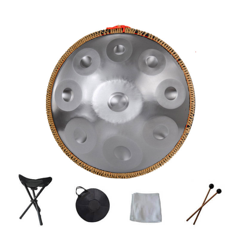 Handpan Drum D Minor 22 In 9 Notes Stainleacss Steel in 440 Hz – LIGHTEME