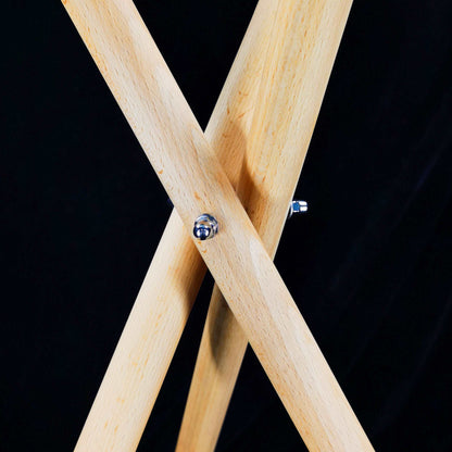 AS TEMAN | Handpan-Ständer Handpan-Ständer aus Holz | Handpan-Stützstativ Holzfarbe