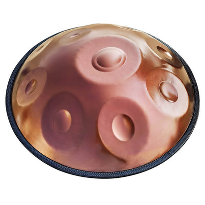 AS TEMAN Handpan Pure Brown 10 Notes D Minor Scale Hangdrum with gift set