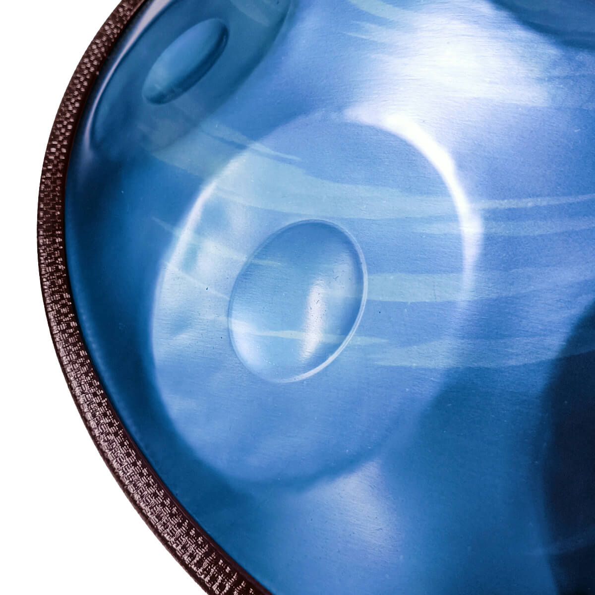 AS TEMAN Handpan Black-Hole 10 Notes D Minor Scale Blue hangdrum with gift set