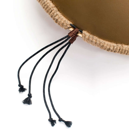 AS TEMAN | Cuerda trenzada Handpan | Cuerda decorativa y protectora beige para handpan