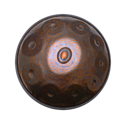 Lighteme Customized Epiphany Entirely Handmade Handpan Drum - E La Sirena Scale Stainless Steel 22 In 9/10/12 Notes, Available in 432 Hz & 440 Hz