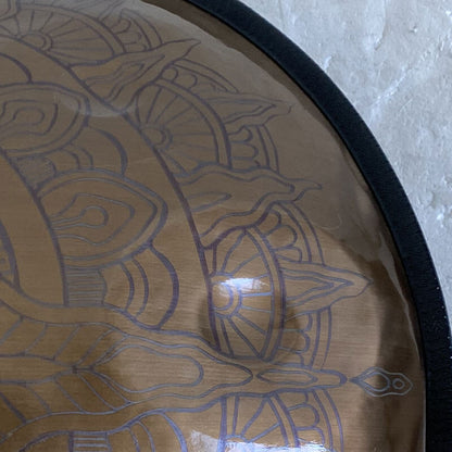 Epiphany Entirely Handmade Handpan Drum - Kurd / Celtic D Minor Stainless Steel 22 In 9/10/12 Notes, Available in 432 Hz & 440 Hz