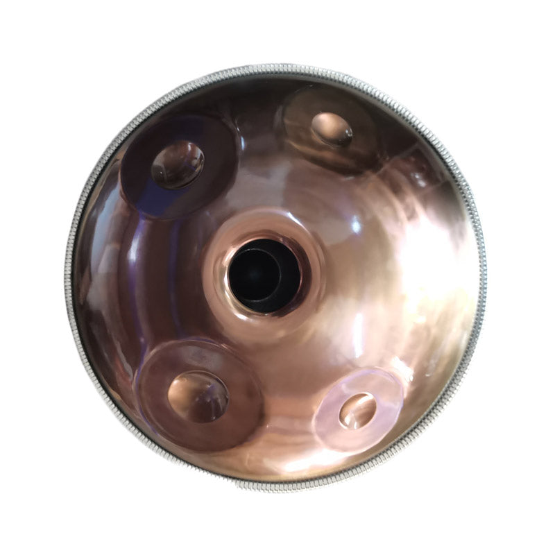 Lighteme Customized C#3 Minor Kurd / Celtic - Master Version / Standard Version High-end Stainless Steel Handpan Drum, Available in 432 Hz and 440 Hz, 22 Inch 9/10/11/12/14/16 Notes Professional Performances Percussion Instrument