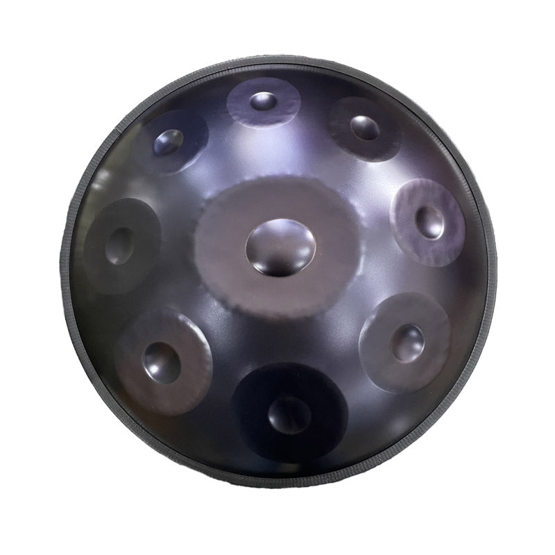 Lighteme Handpan Hand Pan Drum Kurd Scale / Celtic Scale D Minor 22 Inches 9 Notes High-end Nitride Steel Percussion Instrument, Available in 432 Hz and 440 Hz