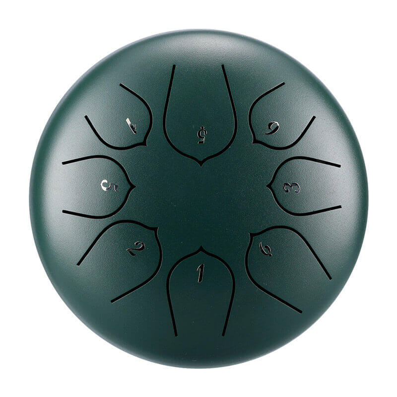 Lighteme Huashu Lotus Carbon Steel Tongue Drum 6'' 8 Tone C Key - 6 Inches / 8 Notes (18 colors)