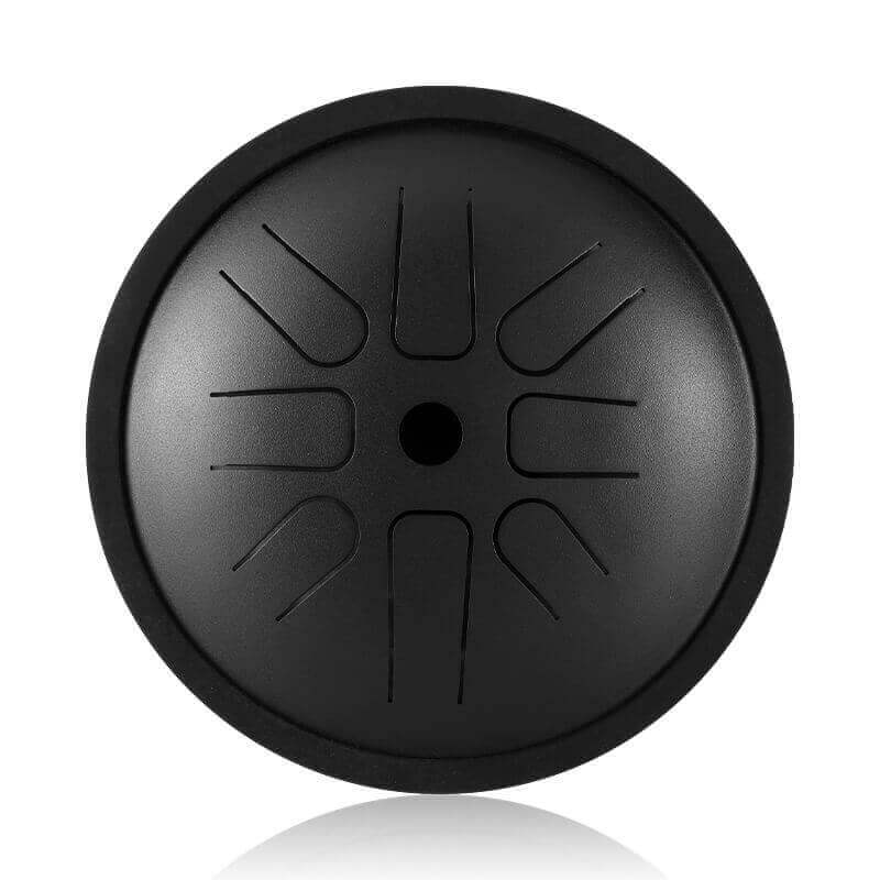 Lighteme Mini 6 Inch 8 Note Butterfly Titanium Steel Tongue Drum C5/D5 Key Gift Percussion Instrument With Drumsticks