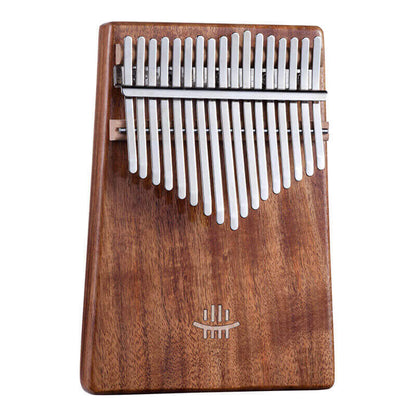 Lighteme 17 Key Flat Board Kalimba Thumb Piano, Acacia Single Board C Tone Kalimba Instrument