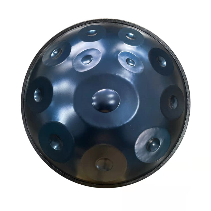 Lighteme Handpan Drum 22 Inch 12 Notes Kurd Scale D Minor (C Major Can Be Customized) Featured High-end Nitride Steel Percussion Instrument, Available in 432 Hz and 440 Hz