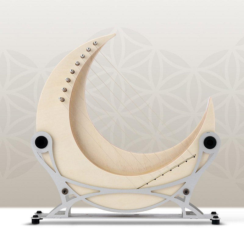 Forme de lune 8/11/15 cordes C/G ton érable + orme lyre harpe pour enfants et adultes 