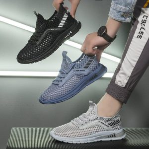 Lighteme Lightweight Breathable Mesh Sneakers Mens Footwear
