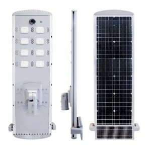 Lighteme 10.000W Commercial Solar street light All In One 6500K-Self Cleaning