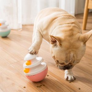 Lighteme Adjustable Leaking Hole Dog Feeder Toy (2 colors & 2 sizes)