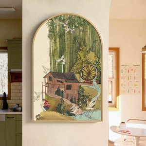 Lighteme Bamboo Forest Canvas Art Painting