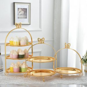 Lighteme Bowknot Beaded Dessert Stand