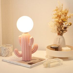 Lighteme Cactus Resin Table Lamp