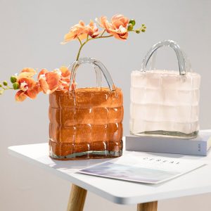 Lighteme Creative Handbag Glass Vase