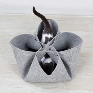 Lighteme DIY Diverse Petaloid Felt Cat Tunnel