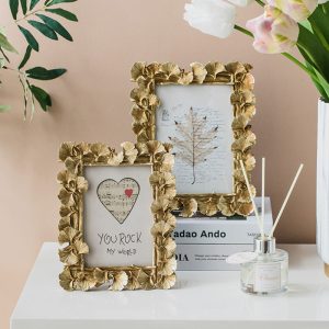 Lighteme Ginkgo Leaf Resin Photo Frame