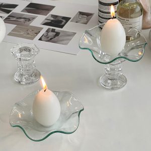 Lighteme Glass Wave Candle Holder