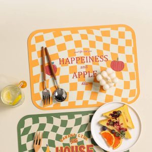 Lighteme Grid Leather Placemat