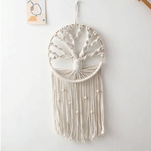 Lighteme Handwoven Life Tree Wall Hanging