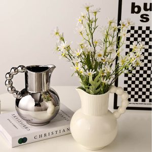 Lighteme Kettle Shaped Ceramic Vase