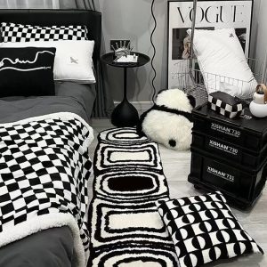 Lighteme Simple Check Rug