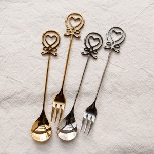 Lighteme Octopus Shaped Dessert Spoon & Fork
