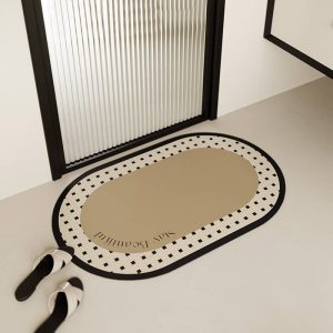 Lighteme Oval Diatom Mud Bath Mat