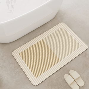 Lighteme Simple Line Diatom Mud Bath Mat