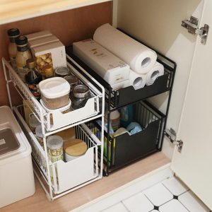 Lighteme Household Kitchen Storage Iron Rack